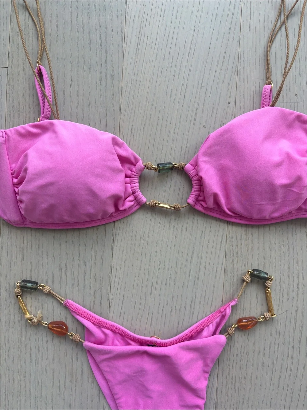 Pink bikini set